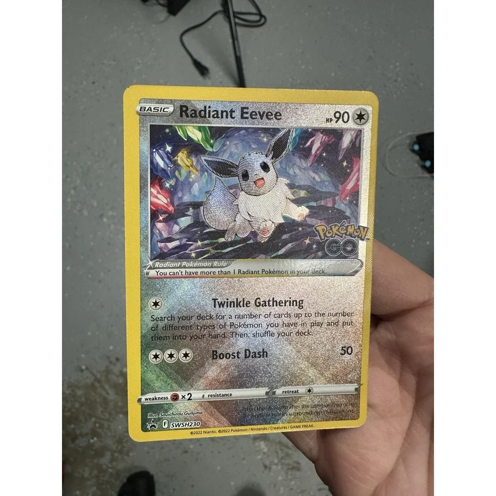 Radiant Eevee MISCUT ERROR ALIGNMENT DOT! SWSH230 Promo Cards Holo Near mint‎ NM